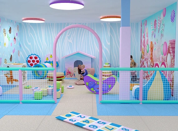 Детская игровая комната «Сахарная планета» Фото 4