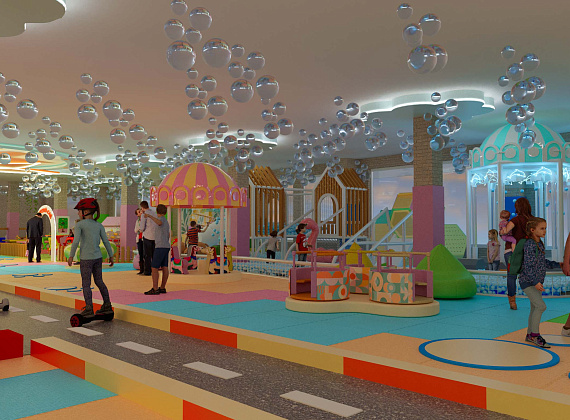 Детский игровой центр с подсветкой 1500 м2 "Лазурный берег" Фото 7