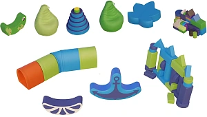 Комплект мягких модулей для детского центра «Риф»