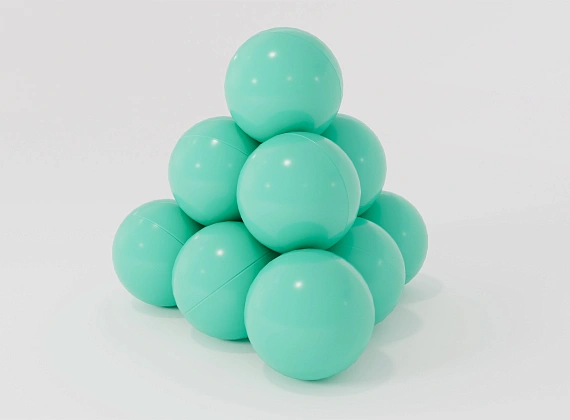 Мятные шарики для сухого бассейна