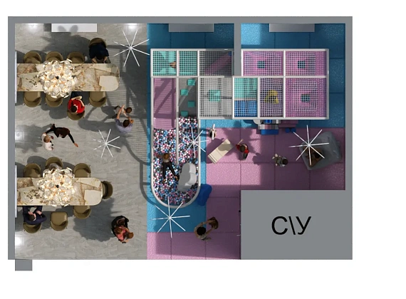 Детская игровая комната «Сливочное суфле» Фото 3
