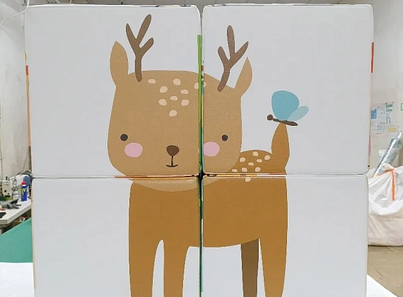 Набор кубиков «Собери рисунок» с аппликацией Фото 8