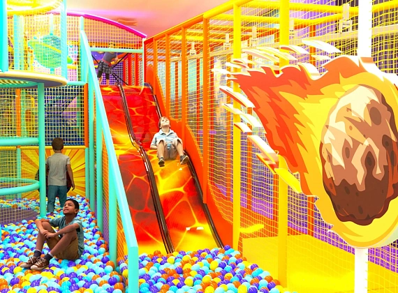 Детская двухскатная горка (Скат) из стеклопластика Н2400 Фото 3