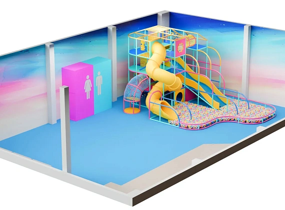 Детский игровой лабиринт «Жвачка» Фото 1