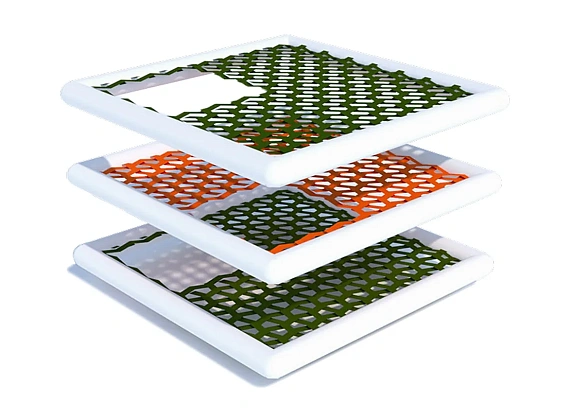 Подъем из сетчатых матов