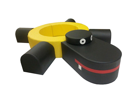 Детский сухой бассейн с шариками Бегемот Фото 1