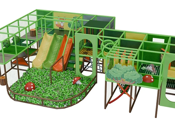 Детский игровой лабиринт «Поляна»