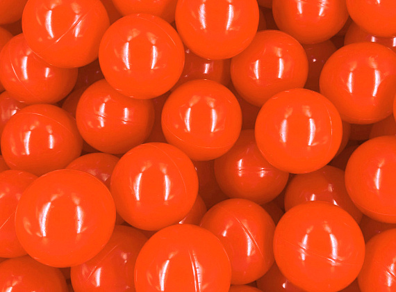 Оранжевые шарики для сухого бассейна Фото 1