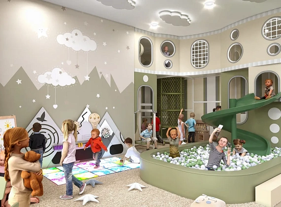 Детская игровая комната «Туманный лес» Фото 1