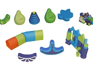 Комплект мягких модулей для детского центра «Риф»