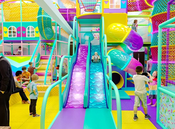 Детская двухскатная горка (Скат) из стеклопластика Н2400 Фото 1