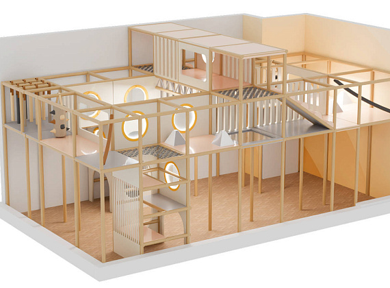 Детский игровой лабиринт для ЖК «Башня веселья»