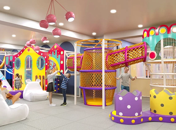 Детский развлекательный центр «Конфетти Парк» в стильном дизайне  Фото 3