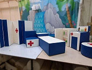 Мягкий игровой домик «Больница» с кушетками Фото 5