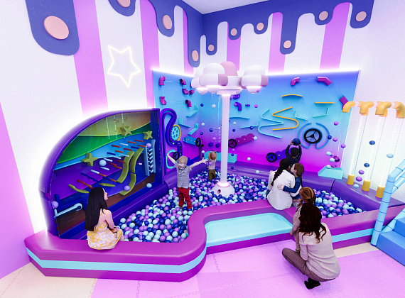 Детская игровая комната «Неон сити» Фото 4