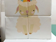 Набор кубиков «Собери рисунок» с аппликацией Фото 2