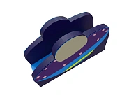 Трансформер «НЛО» с аппликацией Фото 1