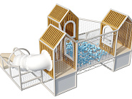 Детский игровой лабиринт Эко-домики Фото 3