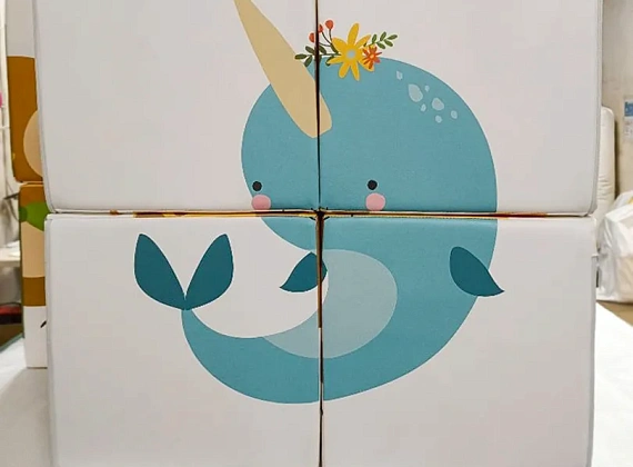 Набор кубиков «Собери рисунок» с аппликацией Фото 12