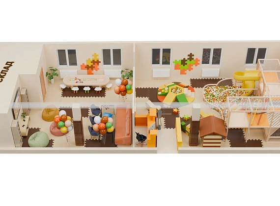 Детская игровая комната «Мир пазлов»