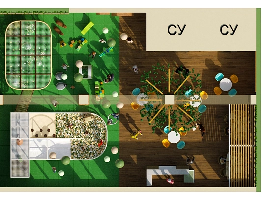 Детская игровая комната «Магический лес» Фото 4