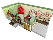 Детский игровой лабиринт для кафе «Городок» Фото 1