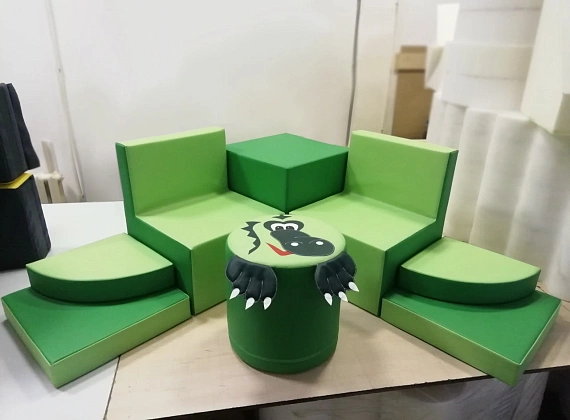 Комплект мягконабивной мебели «Дракоша» Фото 1