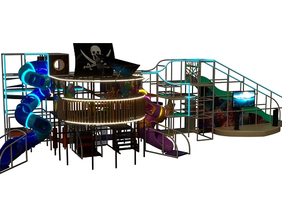 Детский игровой лабиринт «Пиратская Бухта» Фото 2