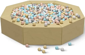 Сухой бассейн восьмигранник «Бежевый»