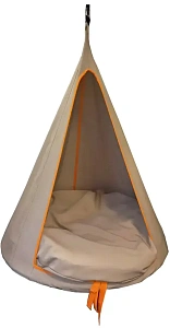 Кресло «Капля» с кольцом из габардина