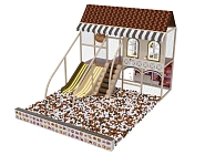 Детский игровой лабиринт для кафе «Пряничный домик» Фото 2