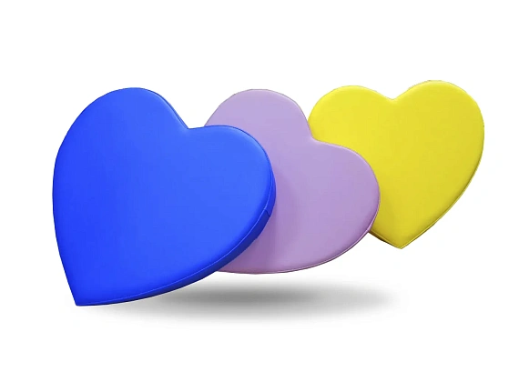 Пуфик «Сердце» Фото 1