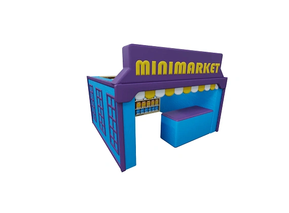 Мягкий игровой домик «Мини-Маркет» Фото 2