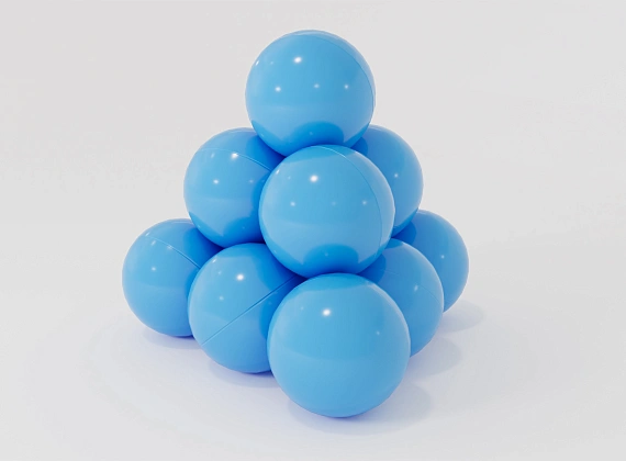 Голубые шарики для сухого бассейна