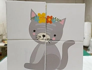 Набор кубиков «Собери рисунок» с аппликацией Фото 7