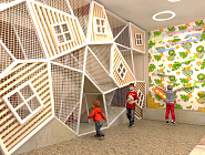 Детский игровой лабиринт для ЖК «Перевернутый город» Фото 3