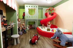 Детский игровой лабиринт для кафе «Городок»