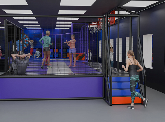 Батутный центр 135 м2 «Индиго» Фото 5