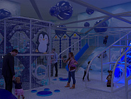 Детский игровой центр с подсветкой 600 м2 "Ледяной замок" Фото 4