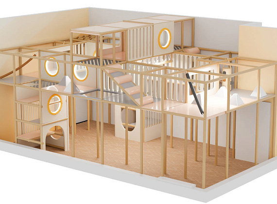 Детский игровой лабиринт для ЖК «Башня веселья» Фото 2