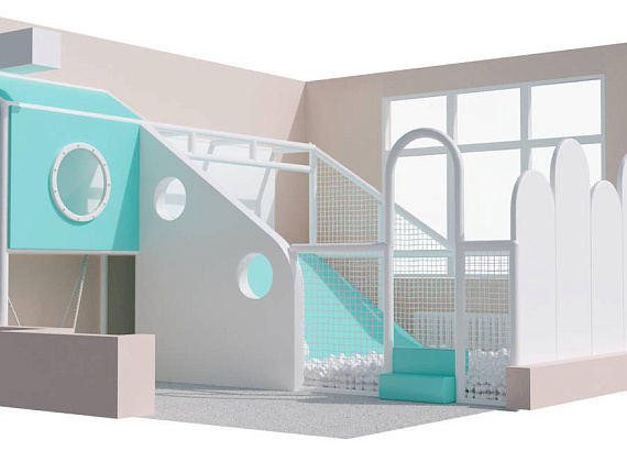 Детский игровой лабиринт для ЖК «Дворик»