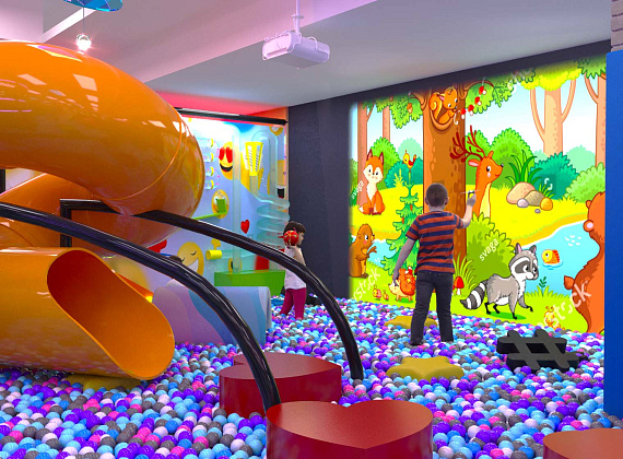Детская игровая комната "Lilac" 250 м2 Фото 5
