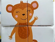 Набор кубиков «Собери рисунок» с аппликацией Фото 18