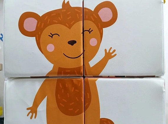 Набор кубиков «Собери рисунок» с аппликацией Фото 18