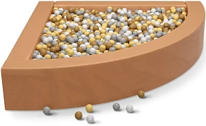 Cухой бассейн угловой «Карамель»