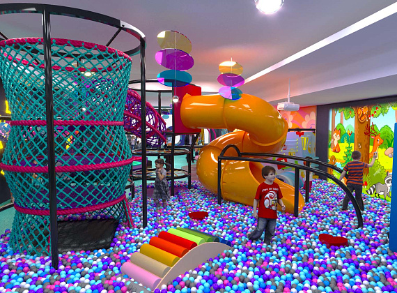 Детская игровая комната "Lilac" 250 м2 Фото 3