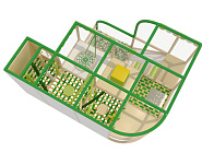 Детский игровой лабиринт Домик на дереве Фото 2