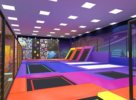 Батутный парк МЕГА Под водой Фото 5