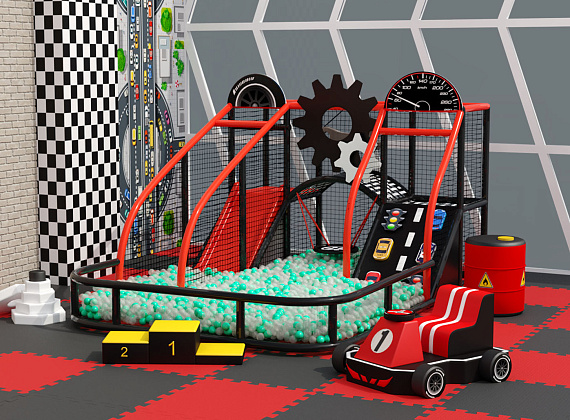 Детский игровой лабиринт Форсаж