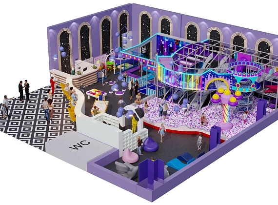 Детская игровая комната «Черничный джем» Фото 1